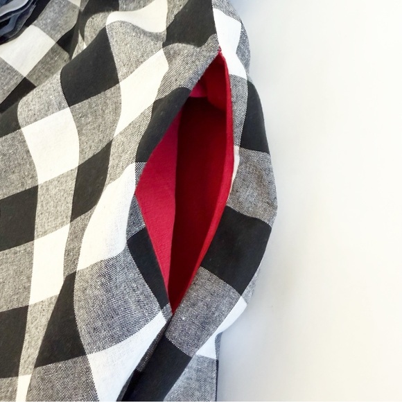 Collectif X ModCloth 50s Mara Check Midi Fit & Flare Shirtdress Shirt Dress - Picture 11 of 14